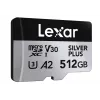 Flash Memory Lexar 512 GB UHS-I microSDXC srebrny PLUS