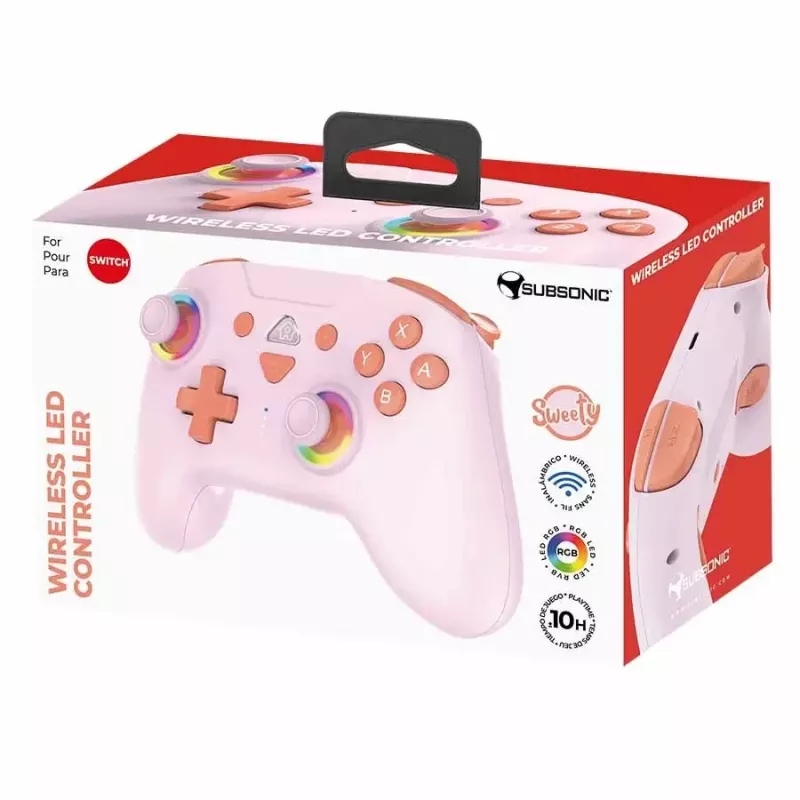 Bezprzewodowy kontroler LED Subsonic Sweety Pink do Switch