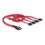 Delock - SATA- / SAS-kabel - 4-Lane - SATA (W) to 36 PIN 4iMini MultiLane (M) - 50 cm (83057)