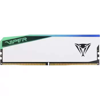 DIMM 48 GB DDR5-6000 (2x 24 GB) Dual-Kit, Pamięć Biała, PVER548G60C42KW, Viper Elite 5 RGB, INTEL XMP, AMD EXPO