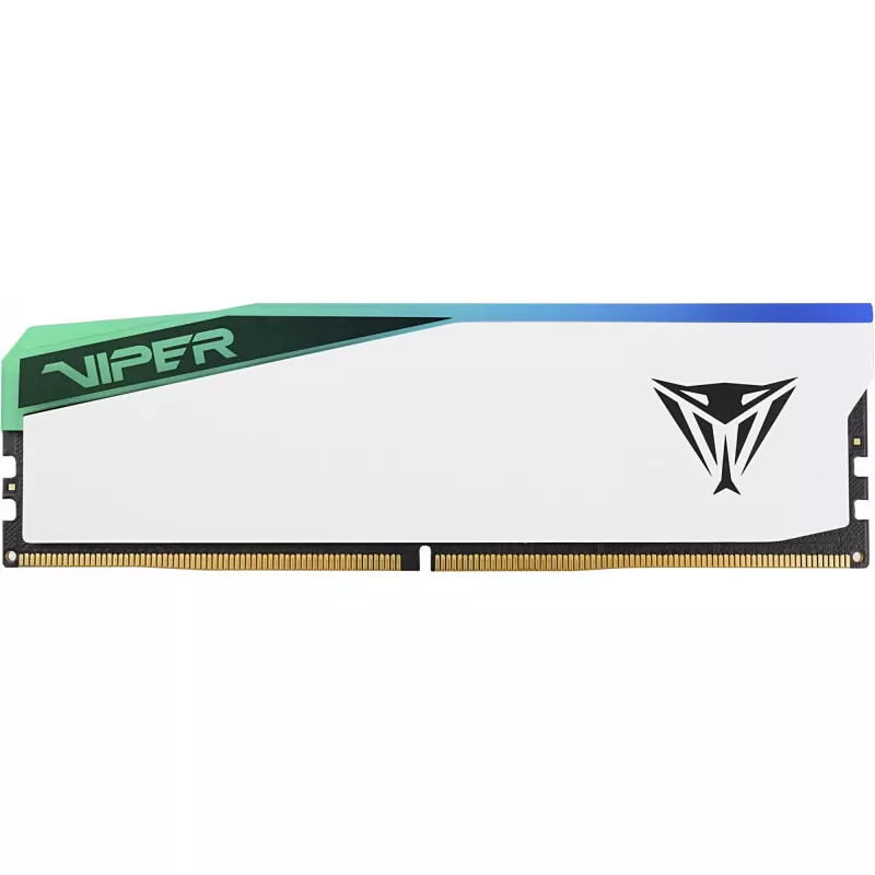 DIMM 48 GB DDR5-6000 (2x 24 GB) Dual-Kit, Pamięć Biała, PVER548G60C42KW, Viper Elite 5 RGB, INTEL XMP, AMD EXPO