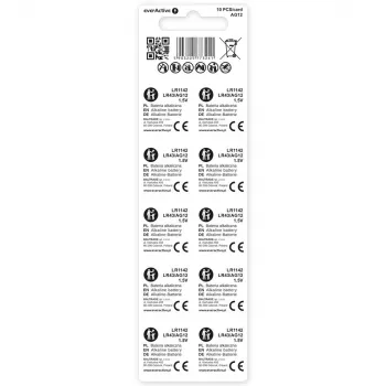 alkaliczna bateria pastylkowa everActive G12 AG12 1.5V — opakowanie 10 szt.