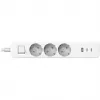 Listwa zasilająca Xiaomi BHR07UKEU — 3 gniazda AC typu F, 250 V, kabel 1,4 m, biała