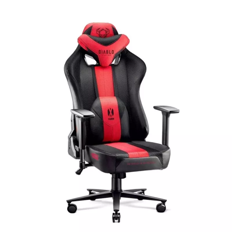 Diablo X-PLAYER 2.0. normalny fotel gamingowy Crimson anthracite