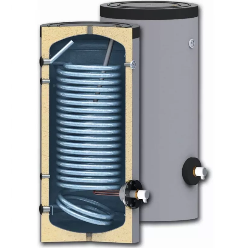 Sunsystem | SWPN200 | Emaliowany podgrzewacz wody 200L z wymiennikiem ciepła 1,9 m