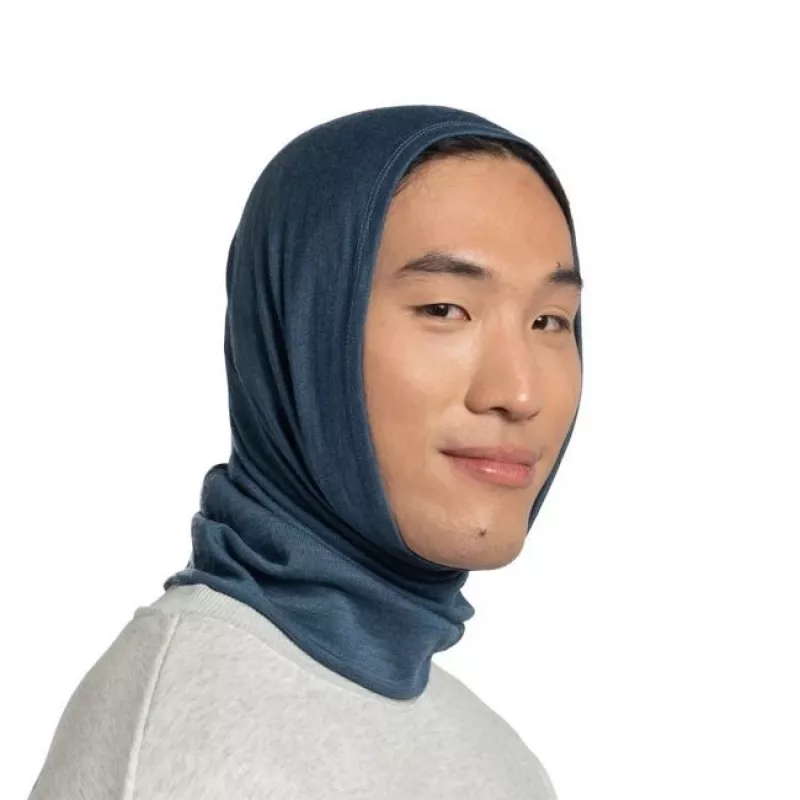 Buff Merino Midweight Multifunctional Sling Niebieski