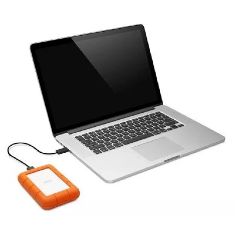 Zewnętrzny dysk twardy LaCie Rugged Mini 4 TB 5400 RPM Micro-USB B 3.2 Gen 1 (3.1 Gen 1) Pomarańczowy