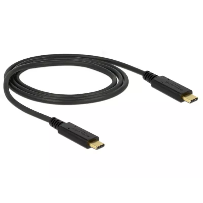 Kabel USB DeLOCK 85531 USB 3.2 Gen 2 1m USB C Czarny