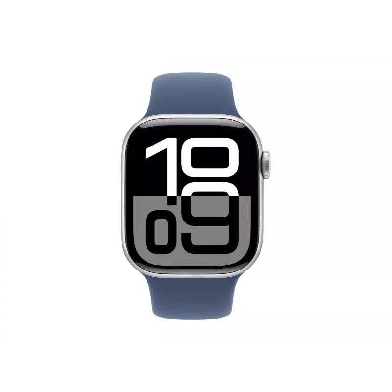 Apple Watch S10 Aluminium Cellular 42mm Silver (Sport bracelet denim) S/M