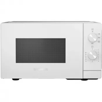 Siemens iQ300 FF020LMW0 kuchenka mikrofalowa Biała Solo kuchenka mikrofalowa Na blat 20 l 800 W