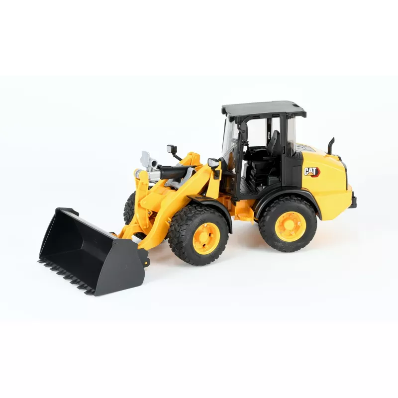 Kompaktowy przegubowy ładowacz kołowy BRUDER BR-02485 model w skali 1:16, odlewany ciśnieniowo pojazd do zabawy