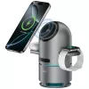 Stacja ładująca ChargeBot Sound Qi2 szary