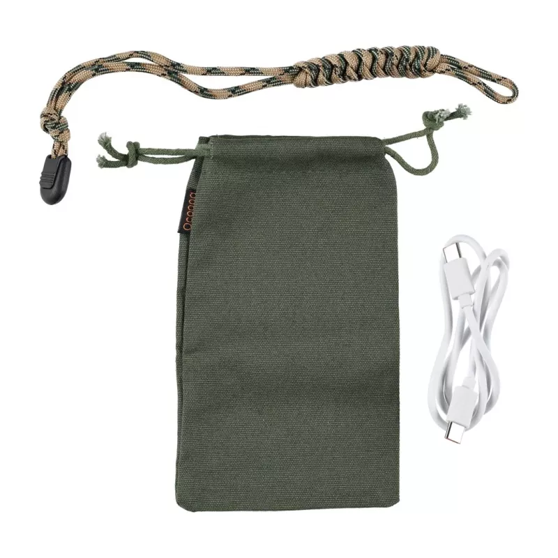 Grzejnik elektryczny Ocoopa UT3201 Camouflage — Przenośny ceramiczny ogrzewacz powietrza z powerbankiem 10 000 mAh i do 18 godz. pracy