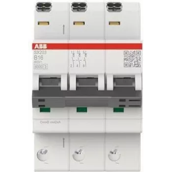 ABB Wyłącznik nadprądowy SX203-B16 Flexline B-Char.6kA 16A 3P (2CDS253003R0165)