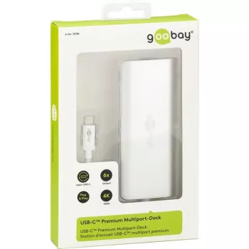 Wentronic goobay - Stacja dokująca - (USB-C) - 10Mb LAN (76788)