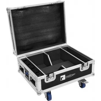 Flightcase Roadinger 31005127 dla 4× AKKU IP UP-4 QuickDMX z funkcją ładowania