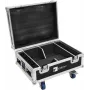 Flightcase Roadinger 31005127 dla 4× AKKU IP UP-4 QuickDMX z funkcją ładowania