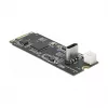 Konwerter M.2 Key B+M męski na USB Type-C żeński, DeLOCK, 63174