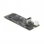 Konwerter M.2 Key B+M męski na USB Type-C żeński, DeLOCK, 63174