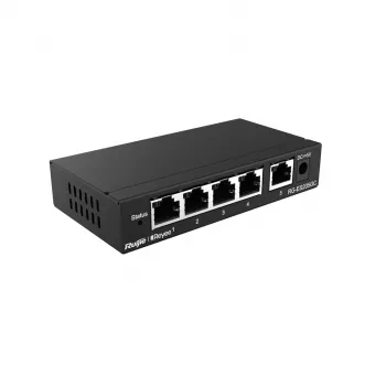 Ruijie Networks RG-ES205GC przełącznik sieciowy Zarządzalny L2 Gigabit Ethernet (10/100/1000) Czarny