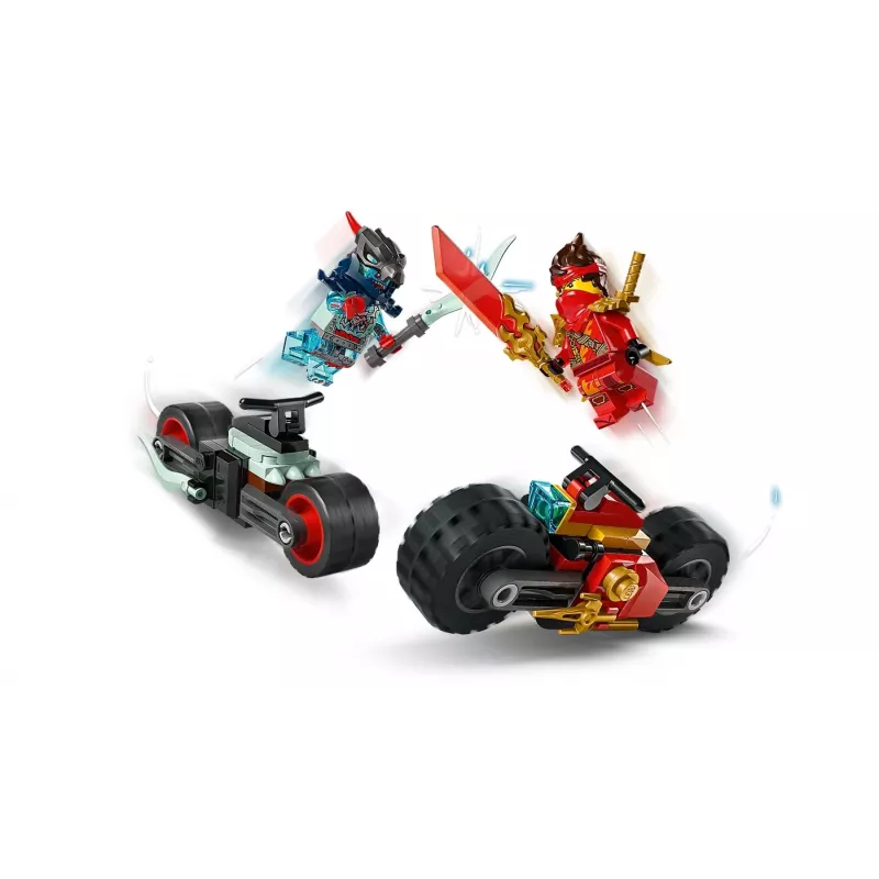 Zestaw konstrukcyjny LEGO NINJAGO 71838 Wyścig motocykla Kaia — 79 elementów, 2 minifigurki, wiek 6+, wymiary 40×30×90 mm