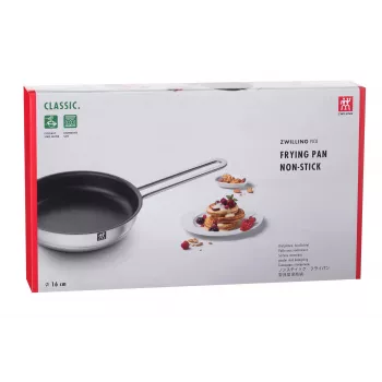 Uniwersalna patelnia ZWILLING Pico okrągła 16 cm, stal nierdzewna, nieprzywierająca, do piekarnika i zmywarki