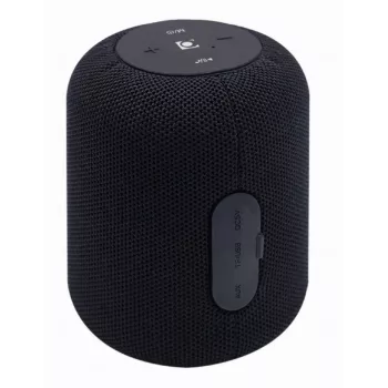 Mono portable speaker Gembird SPK-BT-15-BK — 5 W RMS, Bluetooth, MicroSD, 1200 mAh, czarny