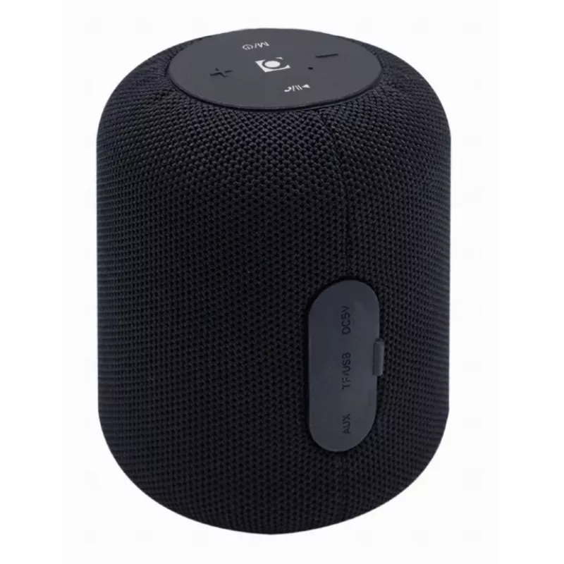 Mono portable speaker Gembird SPK-BT-15-BK — 5 W RMS, Bluetooth, MicroSD, 1200 mAh, czarny