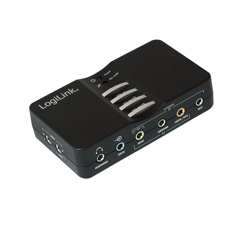 LogiLink USB Sound Box Dolby 7.1 8-kanałowa 7.1 kanałów