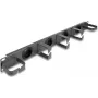 Panel do zarządzania kablami DeLOCK 66751 szary metal 48,3 cm