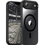 jt berlin BackCase JT Berlin Pankow Hybrid MagSafe etui na telefon Apple iPhone, Air, czarny/przezroczysty