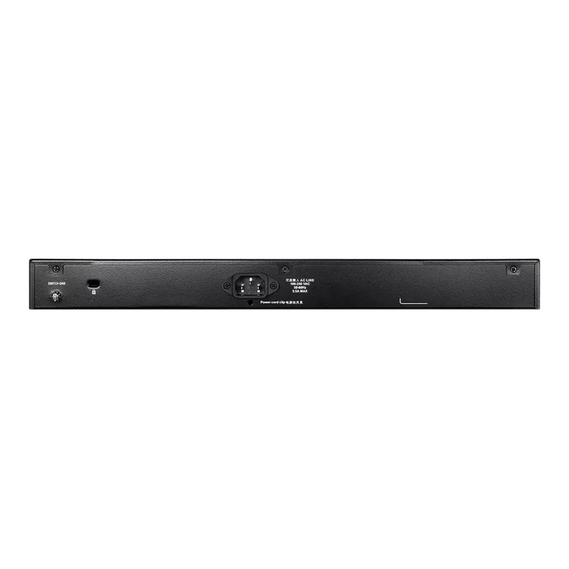 D-Link DGS-1510-28XMP Zarządzalny przełącznik L2/L3 Gigabit Ethernet (10/100/1000) Power over Ethernet (PoE) Czarny, Szary