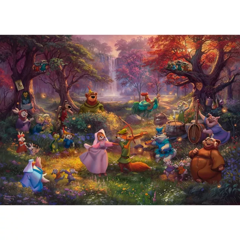 Thomas Kinkade Studios: Disney - Robin Hood, Puzzle 1000 elementów