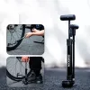 Rockbros 42310006001 Ręczna pompka rowerowa z manometrem Czarna