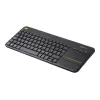 Logitech Wireless Touch Keyboard K400 Plus Mini QWERTZ Czarny
