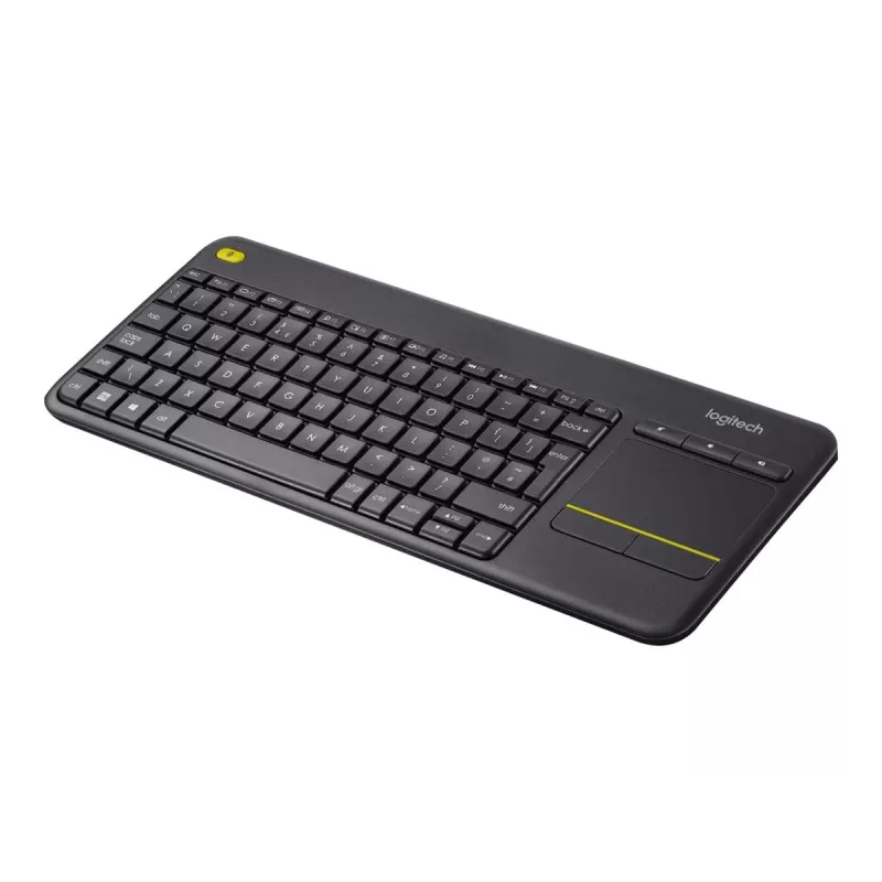 Logitech Wireless Touch Keyboard K400 Plus Mini QWERTZ Czarny