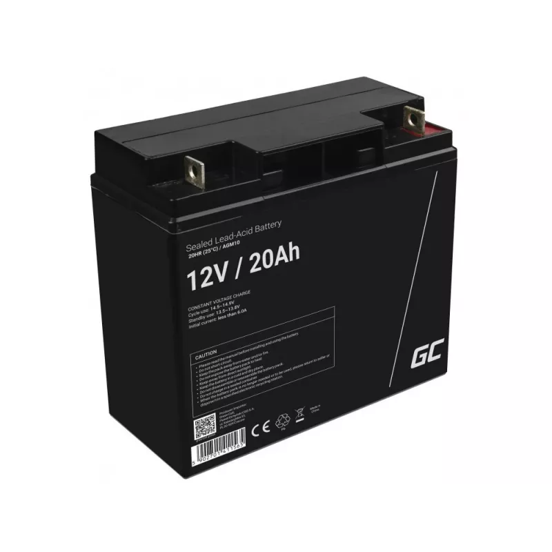 Green Cell AGM10 akumulator przemysłowy VRLA 20000 mAh 12 V