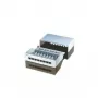 Patch panel, 8 portów, Kat. 5e, ekranowany, jasnoszary, 14 cm, 44 x 172 x 140 mm