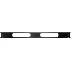 Organizer naścienny Alantec PK008 do kabli 1U czarny metal/tworzywo