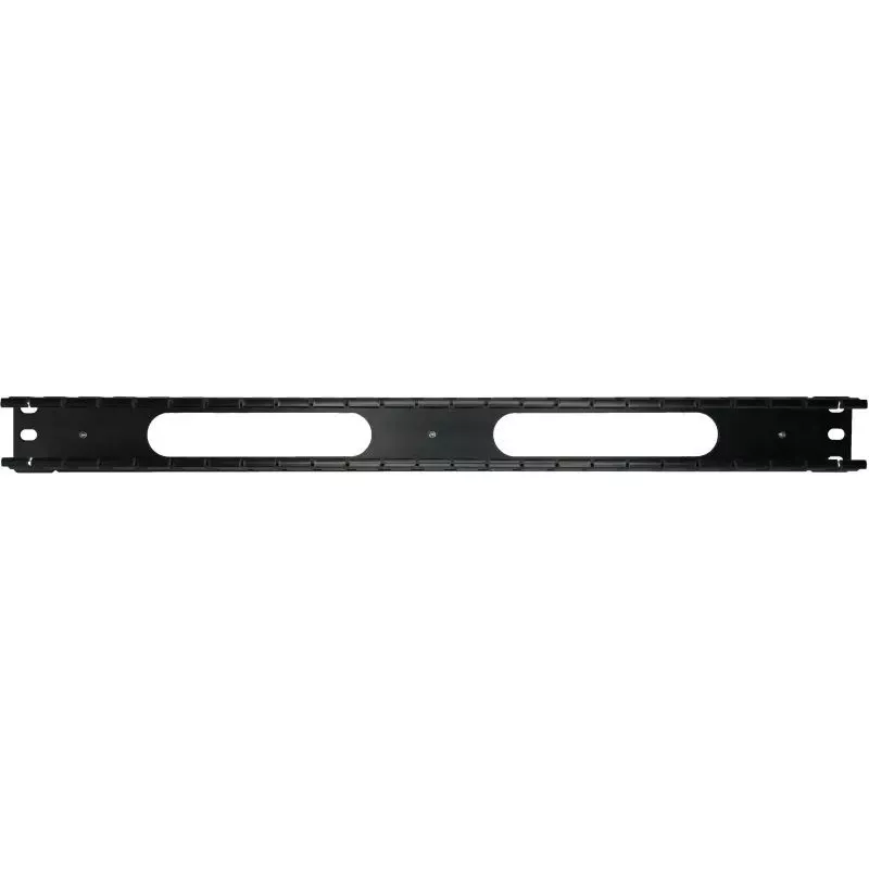 Organizer naścienny Alantec PK008 do kabli 1U czarny metal/tworzywo