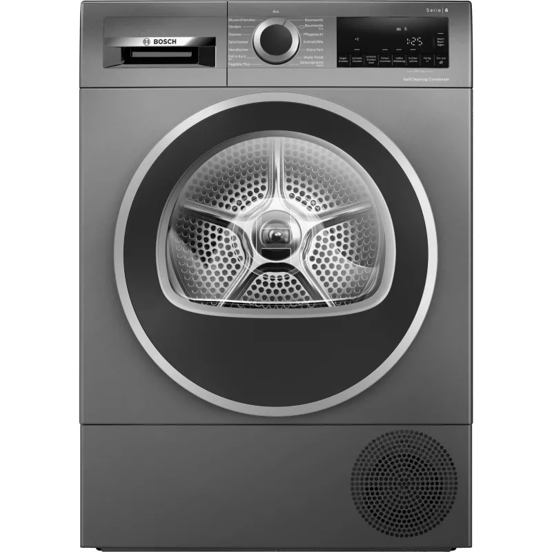 Bosch Serie 6 WQG2450R10 suszarka do ubrań Wolnostojąca Ładowanie od przodu 9 kg Czarny