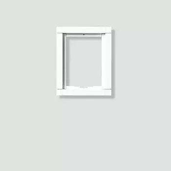 Siedle KR 611-1/1-0 SM - Rama - srebrna - Siedle - aluminium - powierzchniowa - 131 mm (200016830-01)
