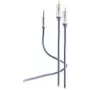 shiverpeaks FLEXLINE Audiokabel, 2 x Cinchstecker - 3,5 mm Klinkenstecker, 0,75 m, hochflexibel, vergoldete - 1 Stück (FL31-32131)