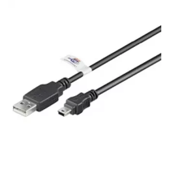 Przedłużacz USB LogiLink USB typ A, 4-pin (M) mini USB typ B, 5-pin (M) 1.8 m (USB Hi-Speed)