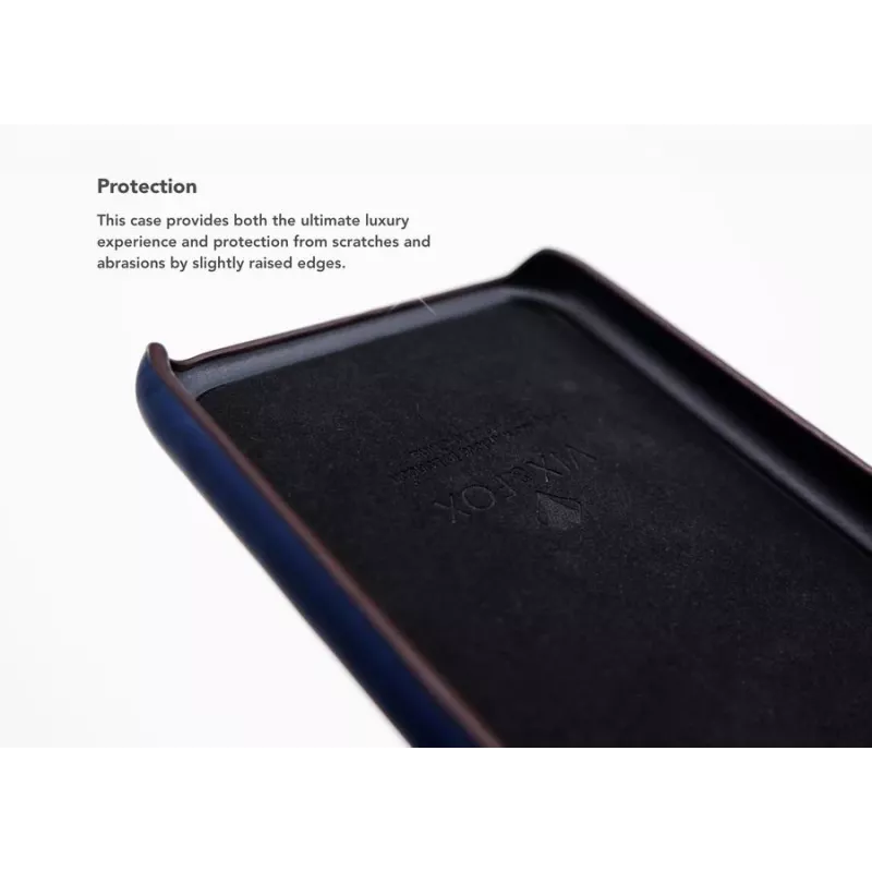 Card slot back shell VixFox dla Samsung S9, granatowy, ochronna obudowa telefonu z kieszonką na karty