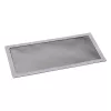 Filtr przeciwkurzowy DEMCiflex 0323 — zastępczy filtr przeciwkurzowy do PC, 125,2 × 248,5 mm, czarno-szary