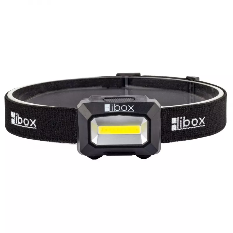 Latarka czołowa Libox LB0107 LED, czarna