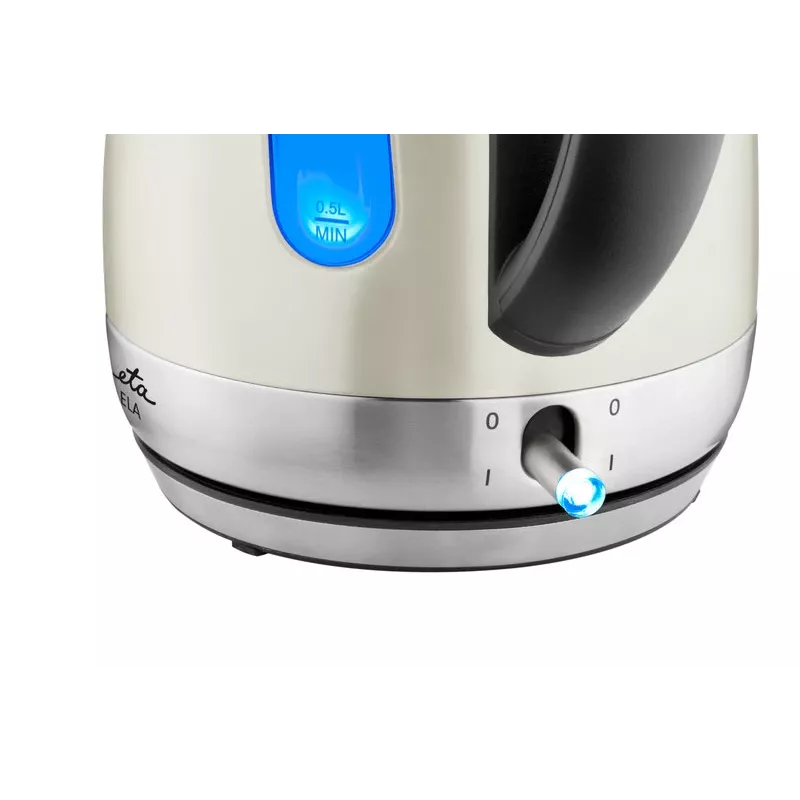Czajnik ETA ELA ETA859890070 | Standard | 2100 W | 1,7 L | Stal nierdzewna | Obrotowa podstawa 360° | Kremowy