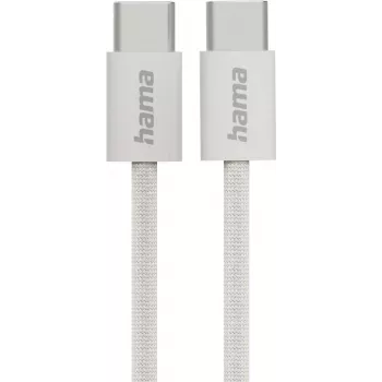 Kabel USB Hama Fabric USB 2.0 1 m USB C Szary