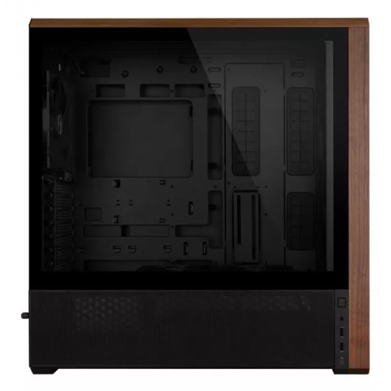 Obudowa PC Lian Li Lancool LAN217X Midi Tower Czarna, Drewno